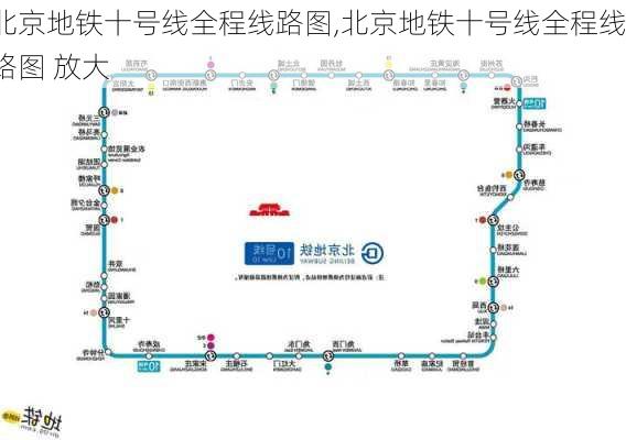 北京地铁十号线全程线路图,北京地铁十号线全程线路图 放大