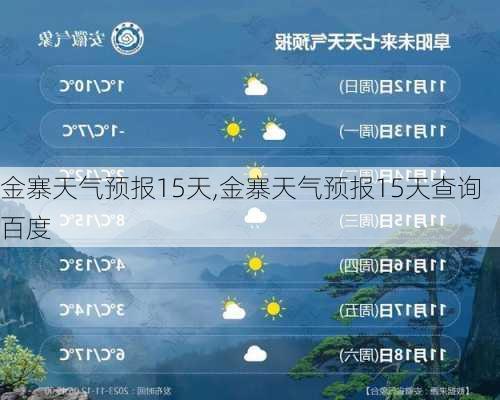 金寨天气预报15天,金寨天气预报15天查询百度