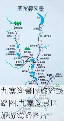 九寨沟景区旅游线路图,九寨沟景区旅游线路图片