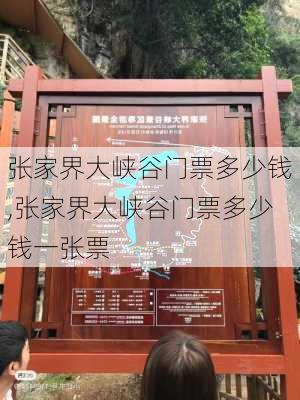 张家界大峡谷门票多少钱,张家界大峡谷门票多少钱一张票