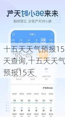 十五天天气预报15天查询,十五天天气预报15天