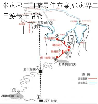 张家界二日游最佳方案,张家界二日游最佳路线