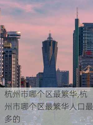 杭州市哪个区最繁华,杭州市哪个区最繁华人口最多的