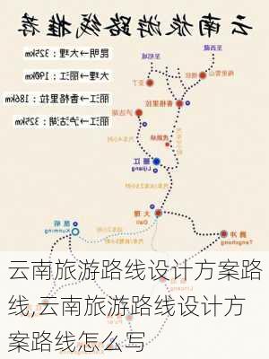 云南旅游路线设计方案路线,云南旅游路线设计方案路线怎么写