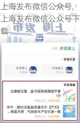 上海发布微信公众号,上海发布微信公众号下载