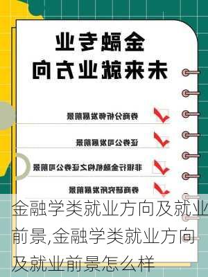 金融学类就业方向及就业前景,金融学类就业方向及就业前景怎么样