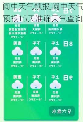 阆中天气预报,阆中天气预报15天准确天气查询