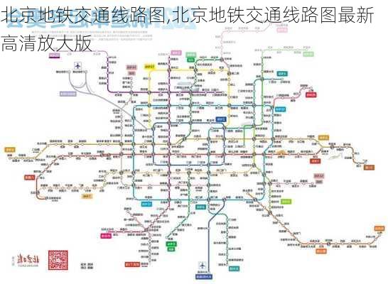 北京地铁交通线路图,北京地铁交通线路图最新高清放大版