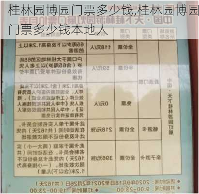 桂林园博园门票多少钱,桂林园博园门票多少钱本地人