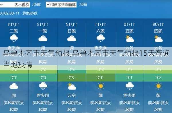 乌鲁木齐市天气预报,乌鲁木齐市天气预报15天查询当地疫情