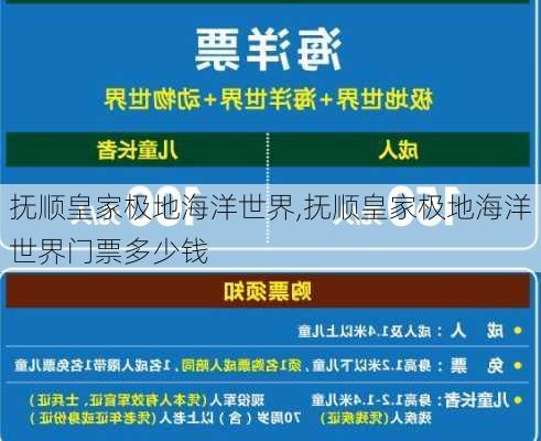 抚顺皇家极地海洋世界,抚顺皇家极地海洋世界门票多少钱