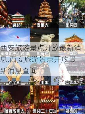 西安旅游景点开放最新消息,西安旅游景点开放最新消息查询