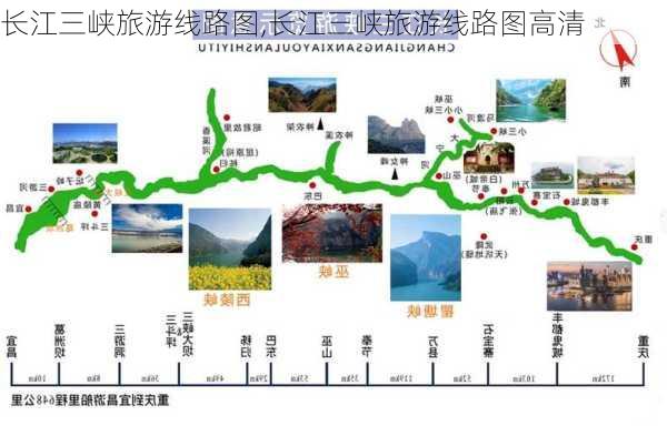 长江三峡旅游线路图,长江三峡旅游线路图高清