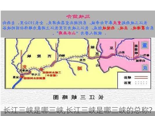 长江三峡是哪三峡,长江三峡是哪三峡的总称?