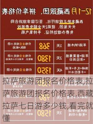 拉萨旅游团报名价格表,拉萨旅游团报名价格表,西藏拉萨七日游多少钱,看完就懂