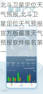 北斗卫星定位天气预报,北斗卫星定位天气预报官方版最准天气预报软件排名第一