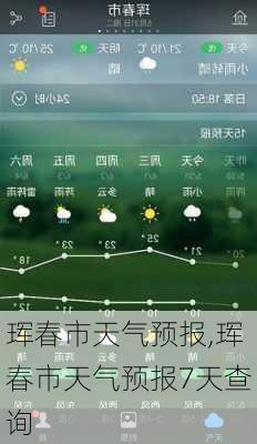 珲春市天气预报,珲春市天气预报7天查询