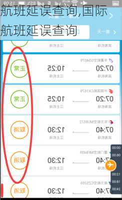 航班延误查询,国际航班延误查询
