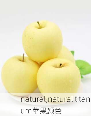 natural,natural titanium苹果颜色