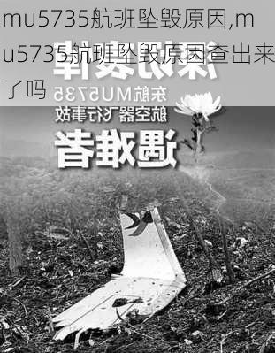 mu5735航班坠毁原因,mu5735航班坠毁原因查出来了吗