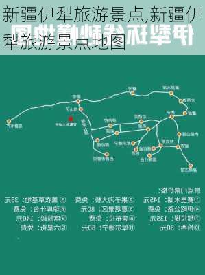 新疆伊犁旅游景点,新疆伊犁旅游景点地图