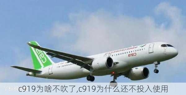 c919为啥不吹了,c919为什么还不投入使用