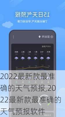 2022最新款最准确的天气预报,2022最新款最准确的天气预报软件