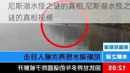 尼斯湖水怪之谜的真相,尼斯湖水怪之谜的真相视频