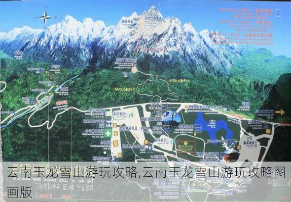 云南玉龙雪山游玩攻略,云南玉龙雪山游玩攻略图画版