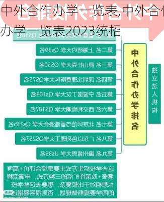 中外合作办学一览表,中外合作办学一览表2023统招