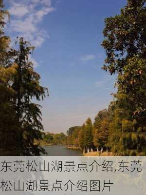 东莞松山湖景点介绍,东莞松山湖景点介绍图片