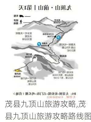 茂县九顶山旅游攻略,茂县九顶山旅游攻略路线图