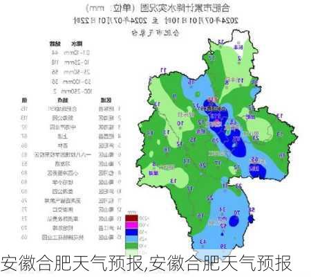 安徽合肥天气预报,安徽合肥天气预报