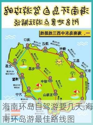 海南环岛自驾游要几天,海南环岛游最佳路线图