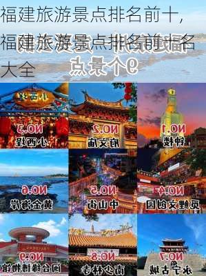 福建旅游景点排名前十,福建旅游景点排名前十名大全