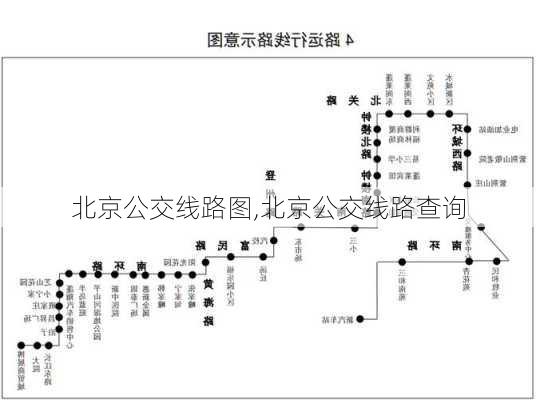 北京公交线路图,北京公交线路查询