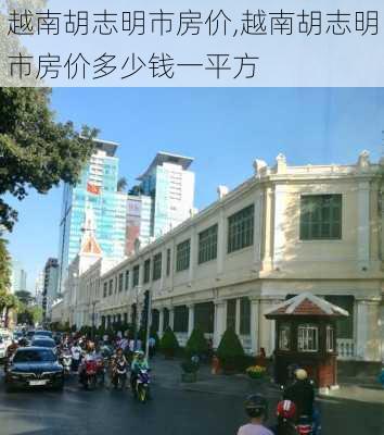 越南胡志明市房价,越南胡志明市房价多少钱一平方