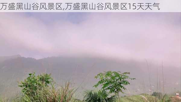 万盛黑山谷风景区,万盛黑山谷风景区15天天气