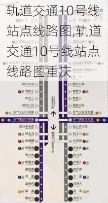 轨道交通10号线站点线路图,轨道交通10号线站点线路图重庆