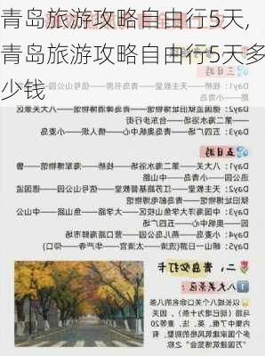 青岛旅游攻略自由行5天,青岛旅游攻略自由行5天多少钱