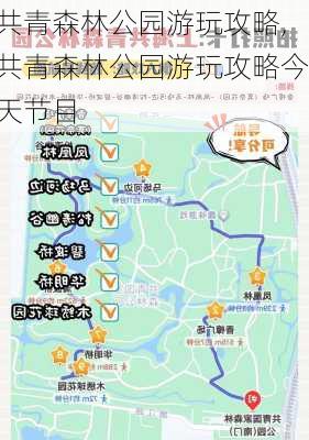 共青森林公园游玩攻略,共青森林公园游玩攻略今天节目