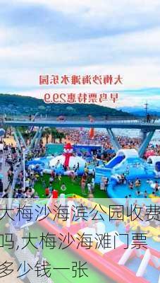 大梅沙海滨公园收费吗,大梅沙海滩门票多少钱一张