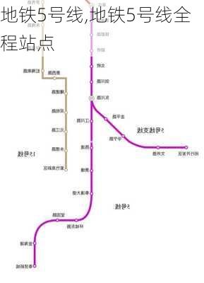 地铁5号线,地铁5号线全程站点