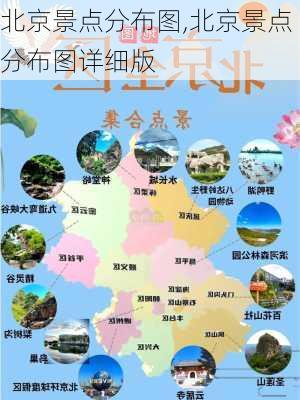 北京景点分布图,北京景点分布图详细版