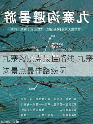 九寨沟景点最佳路线,九寨沟景点最佳路线图