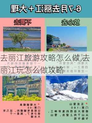 去丽江旅游攻略怎么做,去丽江玩怎么做攻略