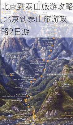 北京到泰山旅游攻略,北京到泰山旅游攻略2日游