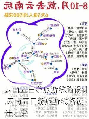 云南五日游旅游线路设计,云南五日游旅游线路设计方案