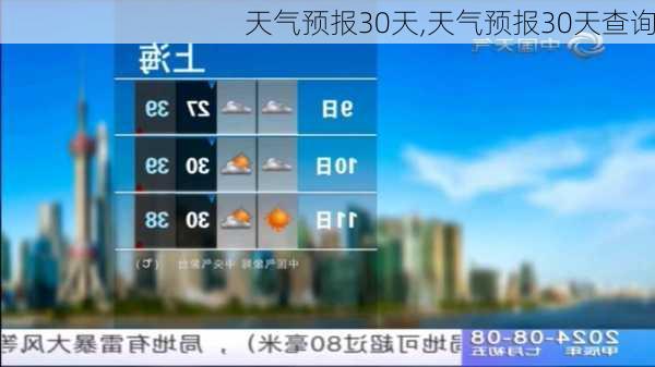 天气预报30天,天气预报30天查询