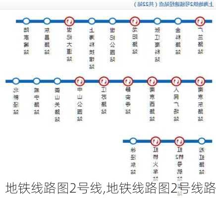 地铁线路图2号线,地铁线路图2号线路